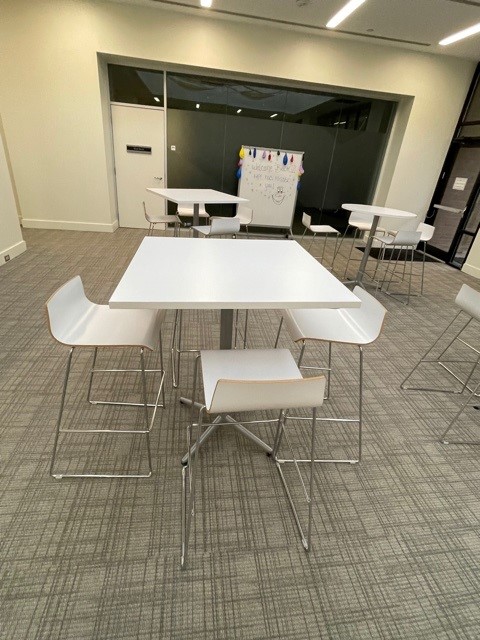 Bar Height Square Table