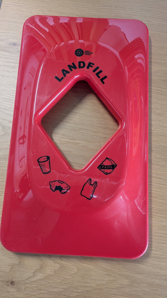 Bin lid - RED 