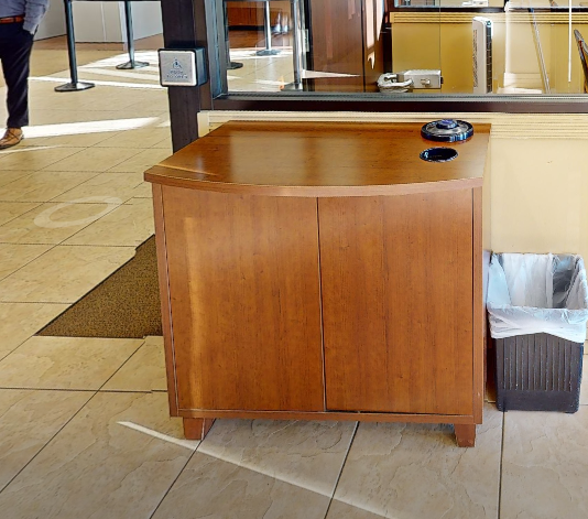 2-Door coffee cabinet
