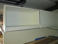2 large white glass door overheads (1A)