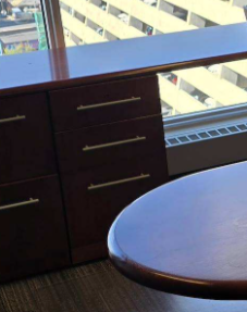 3 Drawer Wood Pedestal