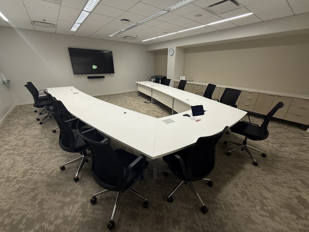Large V Shaped Conference Table