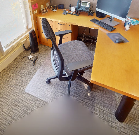 Task chair, with arms