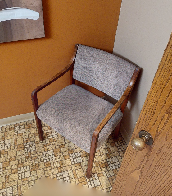 Tan guest chair