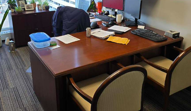 Desk w/ Runoff