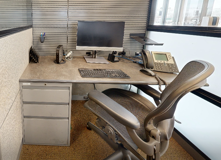 1 ped desk