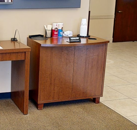 2-Door coffee cabinet