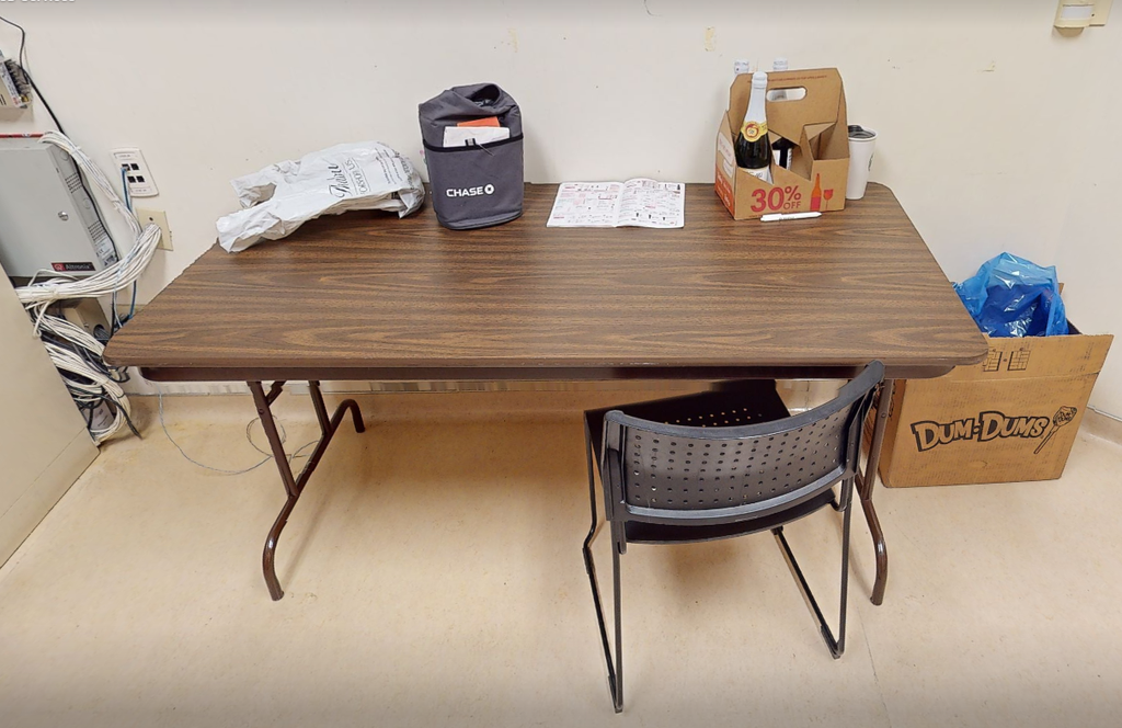 Regular-size folding table