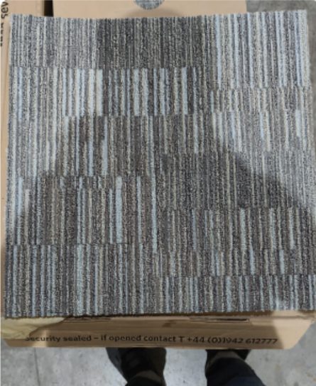 Carton of Carpet Tile: Style 1 (5 cartons, total 86 tiles within)