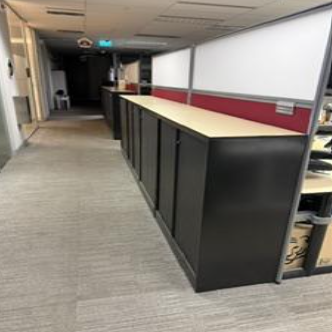 HIGH CABINET - 3 TIER (BLACK)