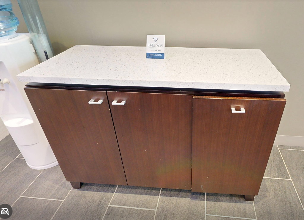 3-Door coffee cabinet