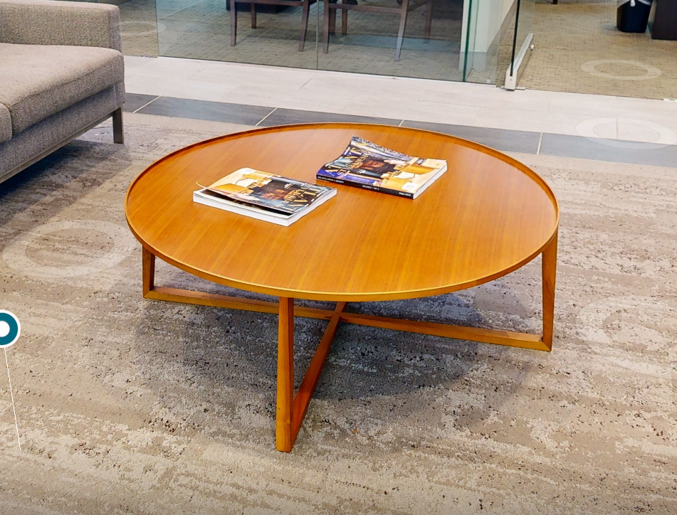 Round coffee table