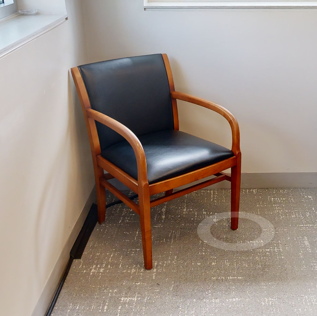  Black guest chair