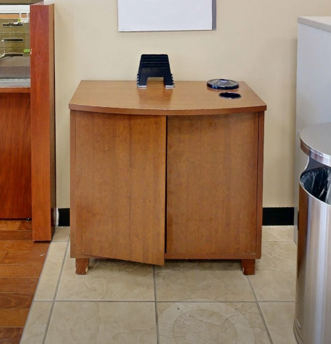 2-Door coffee cabinet