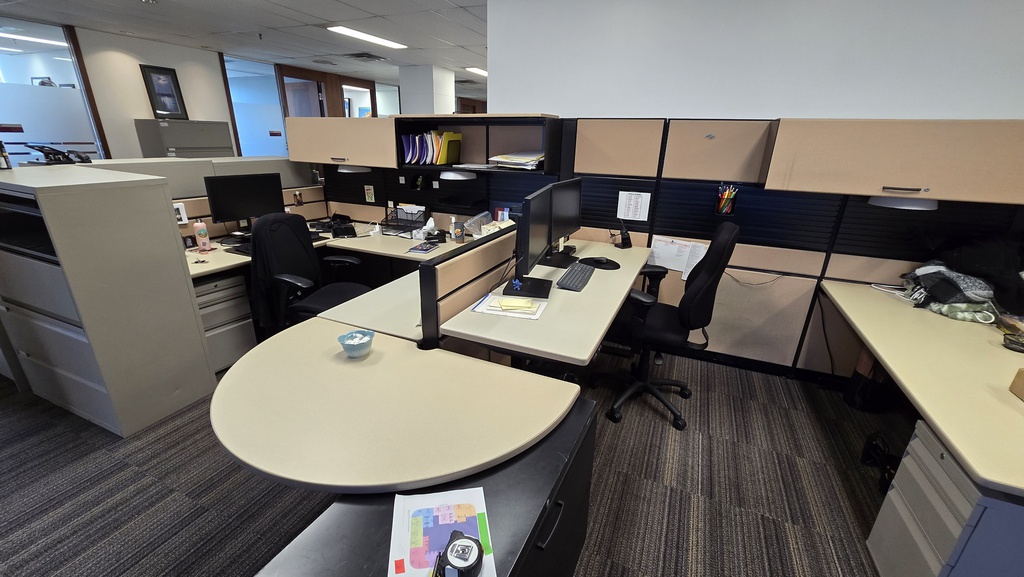 L shape desk
