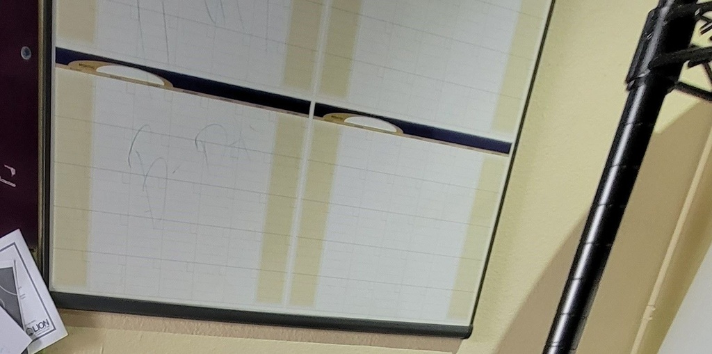 White Board, Wall mounted, 48"L x 35"W