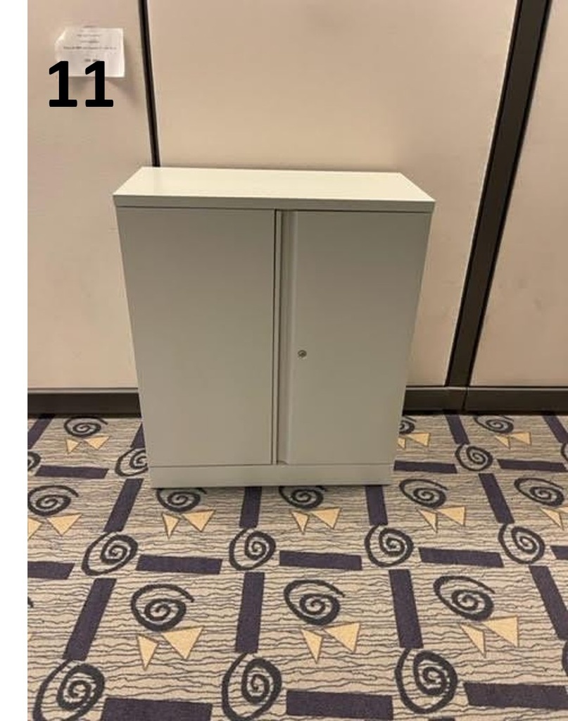 GRAY STORAGE CABINETS-E5