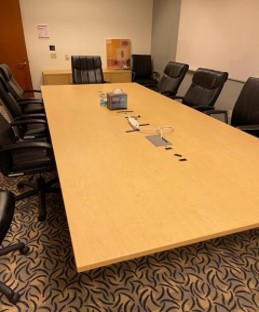 2 PIECE CONFERENCE TABLE-E5