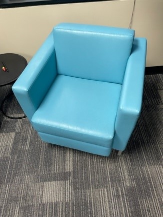 Blue Lounge Chair