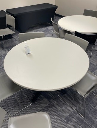 White Round Tables
