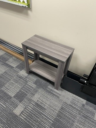 Grey Small Side Table