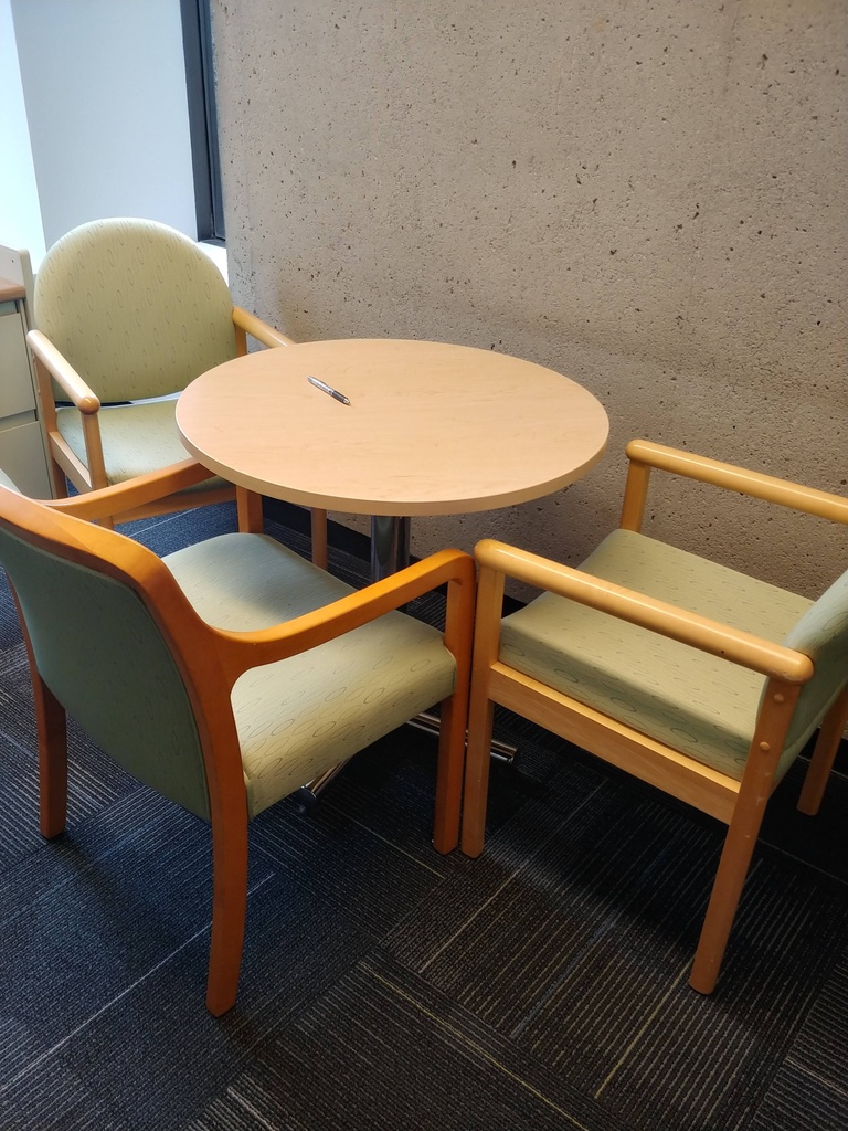 Cafe Table with Three Seats