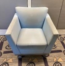 Light Blue Lounge Chair