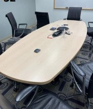 Oval 2 Piece Maple Table