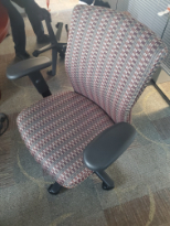 Coloured Patterned Task Chair