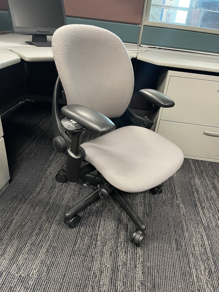 Grey task chair