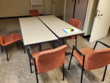 Bronze Laminate Folding Table, 6’ x 24”