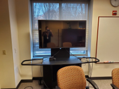 55" Rollling TV and Stand