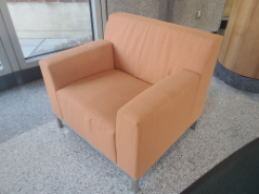 Orange Lounge Chair
