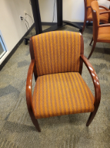 Striped Guest Chair