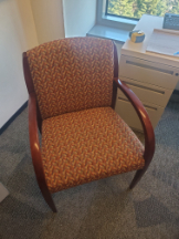 Patterned Guest Chair