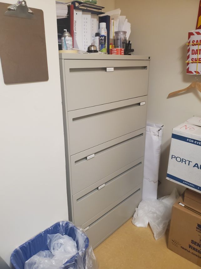 5-Drawer Lateral Filing Cabinet