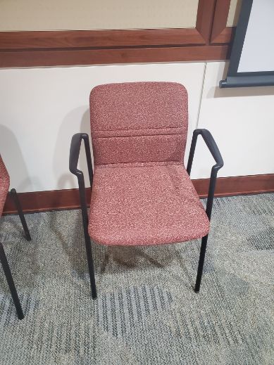 Red/Gold Event Chair, with arms