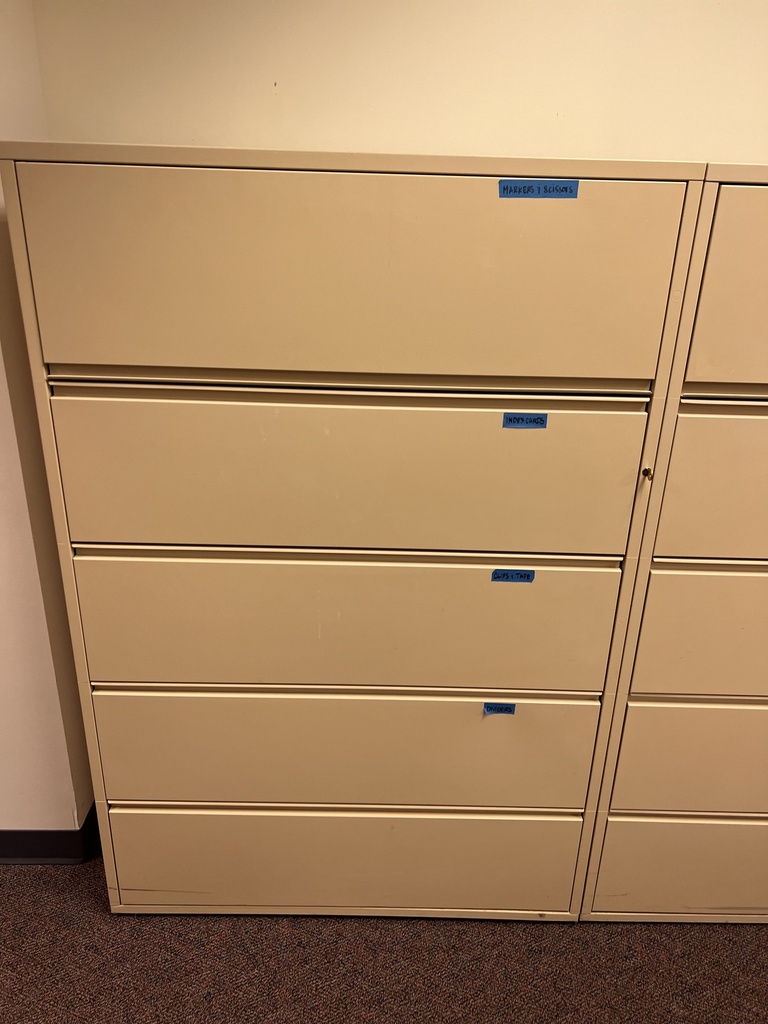 5 lateral cabinet 42" wide