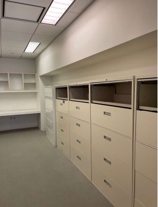 5 High Lateral Filing Cabinets - 36"