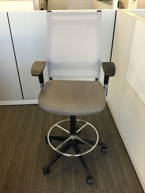 Tall Biege Office Chair