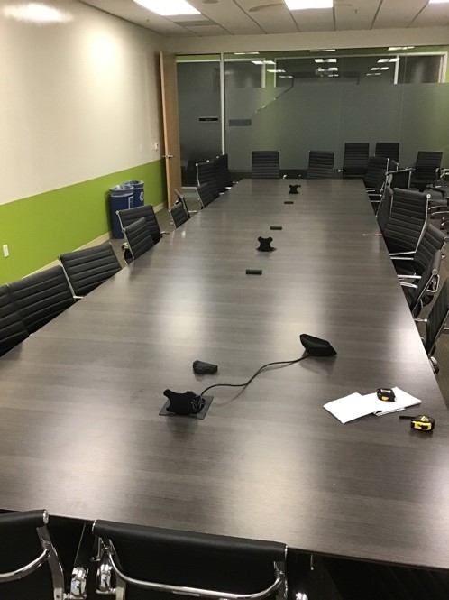 Conference Table (25’L x 6’W x 30"H) 