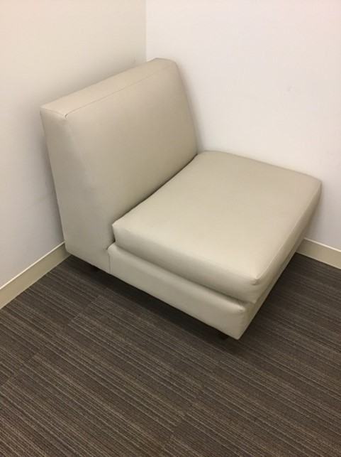 White Single Sofa