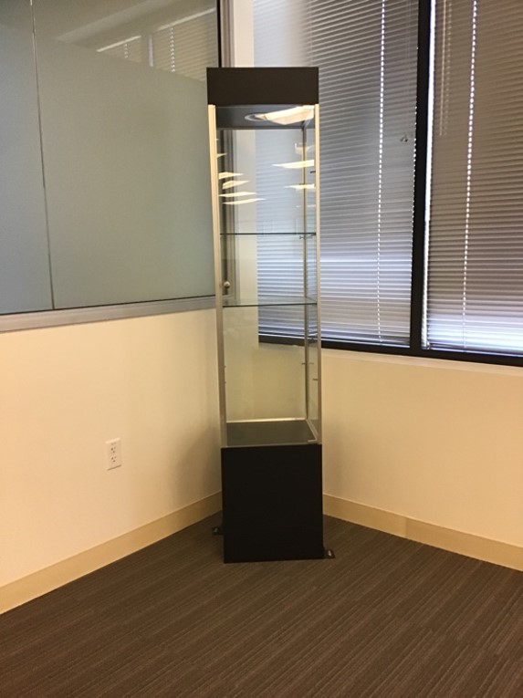 Vertical Glass Display Cabinet 