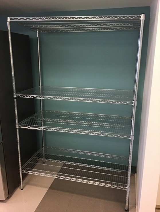 Steel Shelving Rack (4’W x 6’H x 2’D)
