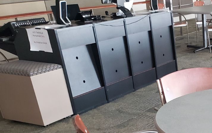 AV/DJ/MC Desk