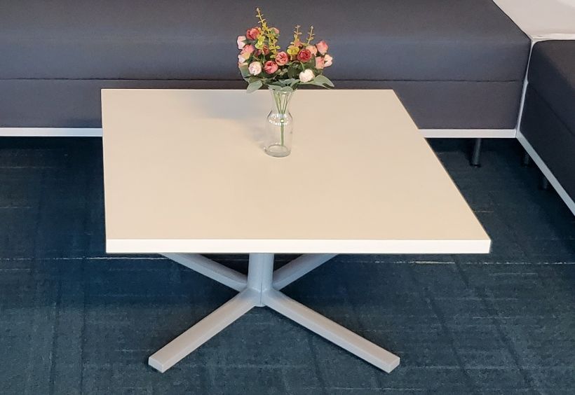 White Square Coffee Table