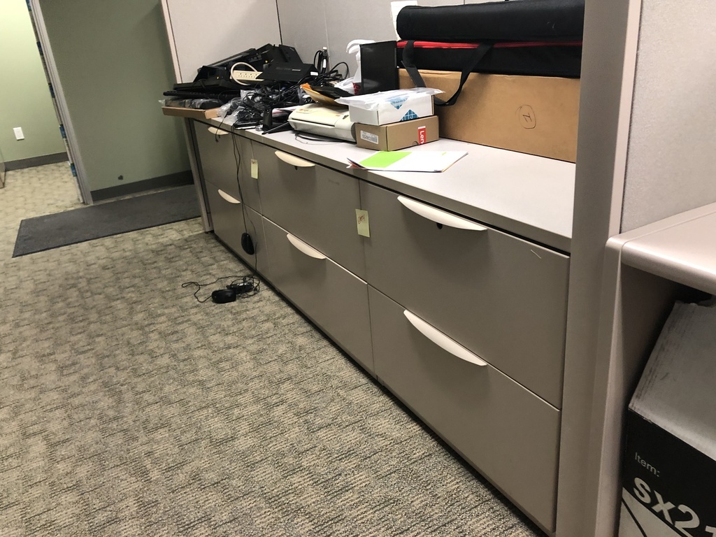 2 Drawer Lateral Filing Cabinet (36") (attached set of 3)