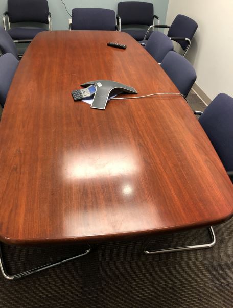 Wood Conference Room Table