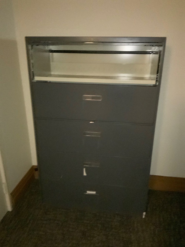 Grey 5-Drawer Lateral