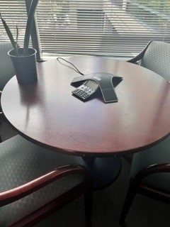 SteelCase Round Table Brown